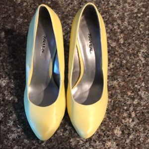 Yellow heels
